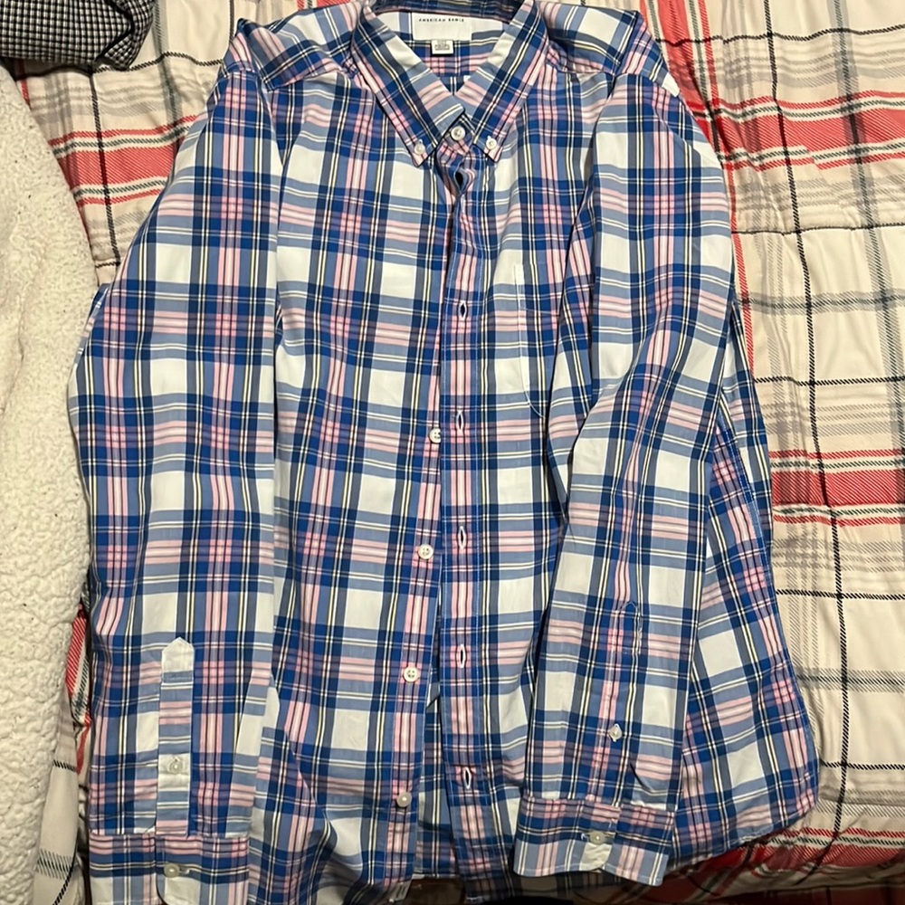 Medium American Eagle Button Down Dress shirt